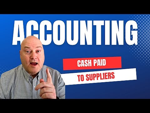 Cash Paid to Suppliers Examples