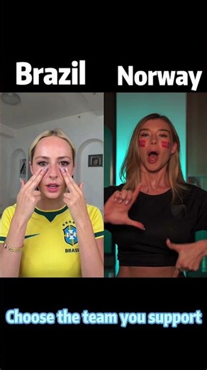 Norway vs Brasil World Cup 2026 Dance Battle 🔥 #football #worldcup #shorts