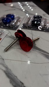 Epman Push-Button Quick Release Bonnet Pin Kit Available in silver , red and blue from R595 a kit Suitable for racing use or daily driven vehicles Easy push button release Adjustable height adjustment #Autostyle#styling#explore#racing#cars#accessories#foryou#foryoupage#trending#viral#explorepage#motorsport | Autostyle Motorsport