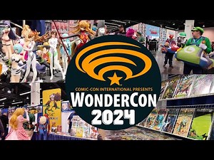 WonderCon 2024 | 4K Anaheim Convention Hall Walkthrough Walking Tour | Comics Cosplay Pop Culture