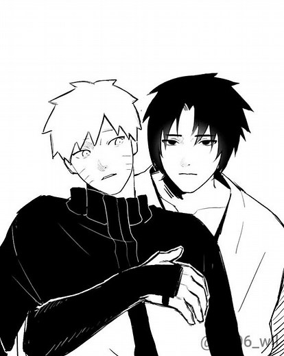 Naruto and Sasuke NaruSasu Fan Animation Fight and Kiss Scene | SasuNaru Wedding and Dance Animation