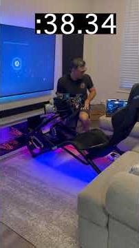 Playseat Trophy sim rig setup and teardown time #simracing #ps5