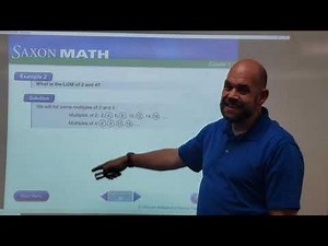 Lesson 30: Least common multiple, Reciprocals (Saxon Math, Level 6)