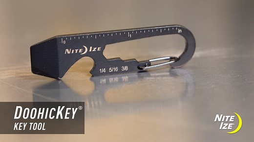 1.3K views · 67 reactions | Keep this 5-in-one multitool clipped to your key chain for those save-the-day moments. The DoohicKey integrates a box cutter, flathead screwdriver, wrenches, rulers, and bottle opener into its compact design. | Nite Ize | Facebook
