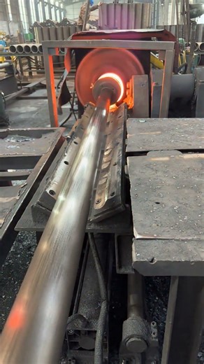 High pressure oxygen pipe manufacturing process