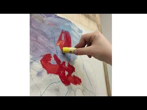 TUTORIAL OIL STICKS: R&F and SENNELIER.