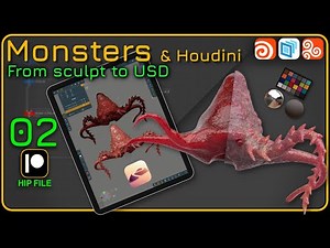 From Sculpt to USD: Building a Creature Asset in Houdini