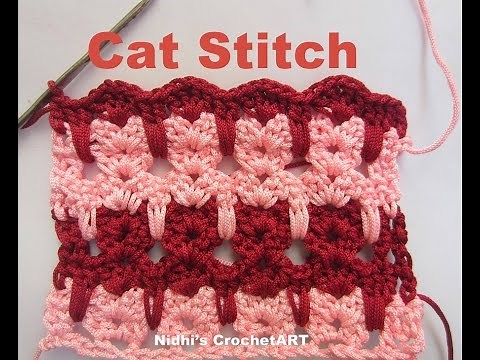 How To Crochet- CAT Stitch Tutorial