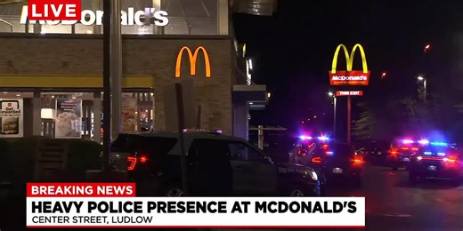 Police presence spotted at McDonalds on Center St. in Ludlow