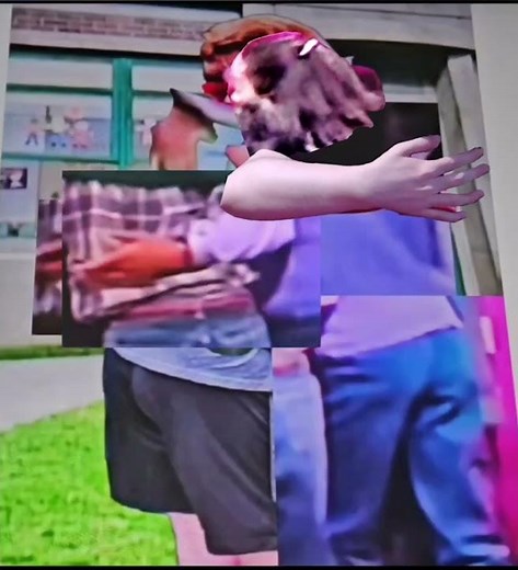 Joel Hugging Keesha from Barney And Friends in 2019