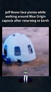 🚀 Jeff Bezos Face Plants After “Returning to Earth” from Blue Origin… and Something Felt Off. 👁️🛑 Right after landing, cameras caught him stumbling—as if gravity still didn’t feel right. Some laughed. But others saw a deeper glitch in the performance. Slow movements. Awkward posture. Was it space legs… or stage legs? These “missions” always come back with more questions than answers. And this fall? Might’ve been more symbolic than accidental. Comment “BOOK” if you’re ready to uncover the trut
