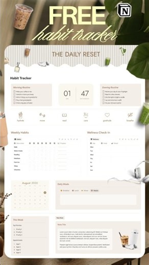 FREE NOTION TEMPLATE ♡ #notiontemplate