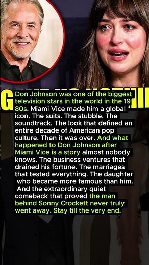 Don Johnson Lost Everything After Miami Vice — How He Rebuilt His Fortune And His Family #shorts