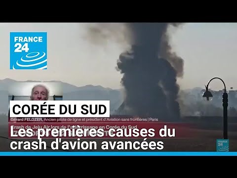 South Korea: The primary causes of the plane crash are being put forward • FRANCE 24