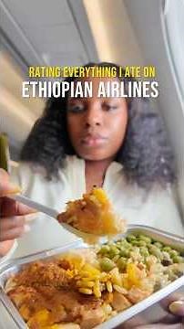 Rating everything I ate on Ethiopian Airlines’ economy flight from Lagos to Singapore #flightreview
