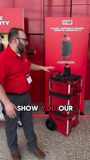 Dream big. Milwaukee will make it happen 😎 Unreleased M12™ Bluetooth® Speaker w/ PACKOUT™ Compatibility #ukplanettools #milwaukee #workingwithmatt #pipeline #cordlesstools #speaker | UK Planet Tools
