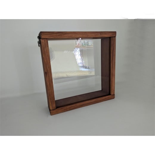 Rustic Pine Shadow Box 8x8 (inside) Double-sided Acrylic Display Case - Etsy