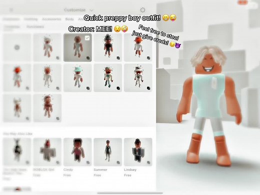 Preppy Boy Outfit Ideas for Roblox Avatar