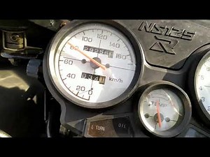 Honda NS 125R Rothmans 1988 full speed