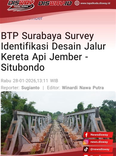 Survey Identifikasi Desain Jalur Kereta Api Kalisat