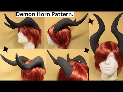 HOW TO MAKE YOUR OUR COSPLAY DEMON HORN