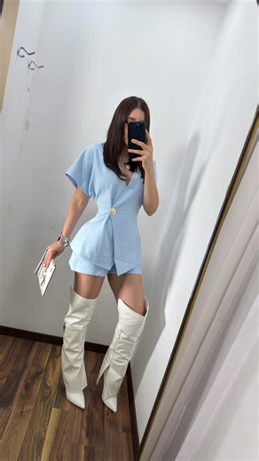 El color del 2026 ya llegó 💙 Azul pastel by @stationdress Disponible ahora ✨ #StationDress #NuevaColección #AzulPastel #Tendencia2026 #OutfitInspo | Dress Station