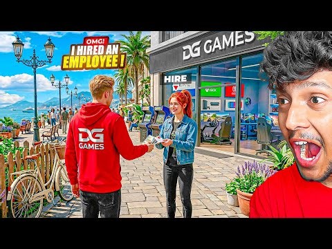 I HIRED AN EMPLOYEE FOR MY GAMING STORE!🤑#2