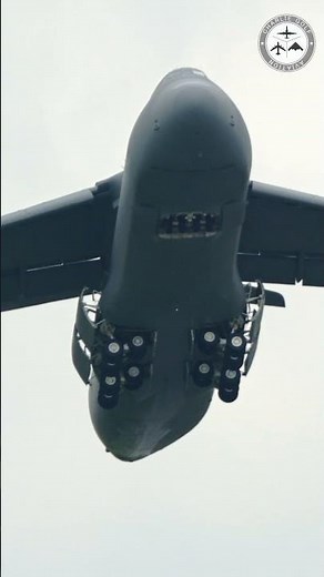 C-5M Galaxy Take Off From RAF Fairford 86-0018 #shorts