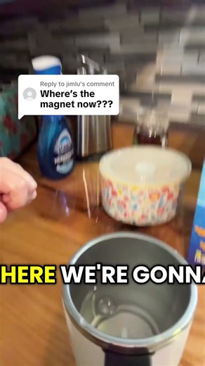 Where’s the magnet now?’ So, we had a little fun answering! My 8-year-old, Ace, shows off the