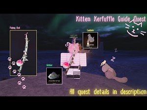 Fisch New Update "Nico's Yarncaster" Kitten Kerfuffle Quest | Roblox