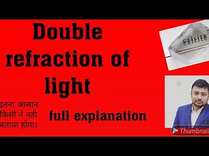 Double refraction of light / lecture 5