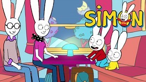 The whole family is taking the train to the mountains for the holidays. Simon is ecstatic, they are going to sleep in the train! Trains are toooooo cool, they get to go through tunnels for example, which allow Simon to appear and disappear like some train phantom. And then there are the sandwiches from the restaurant car that they are going to eat as if they were having a picnic.. But careful they don’t fly through the air and land on other passengers because of the jerkiness of the train! After