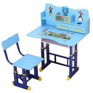 [Hot Item] Cheap Factory Price Children Study Desk and Chair Cartoon Picture Table Chair Sets