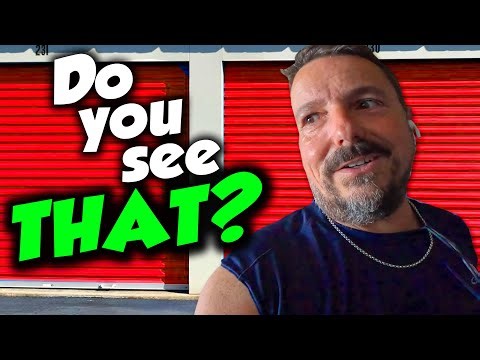 I paid $1 for this storage unit... And hit a JACKPOT!