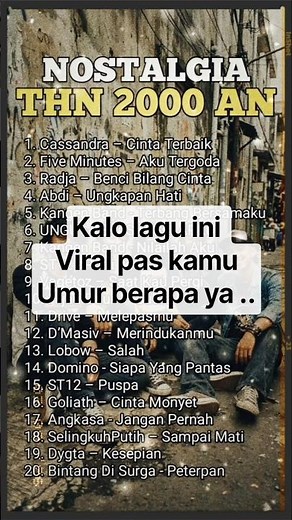 LAGU POP 2000AN INDONESIA - LAGU PALING DICARI TAHUN 2000 AN #pop #popindonesia #nostalgia