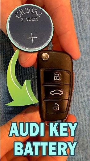 Replace Audi Key Battery | Q7, A6, S6 #keyfob #shorts #howto