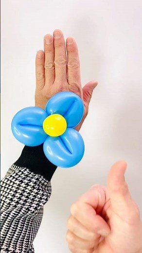 【26】The easiest flower to make in the world 🌍 世界で一番簡単に作れる花？ 🌼 【バルーンアートかねさん】