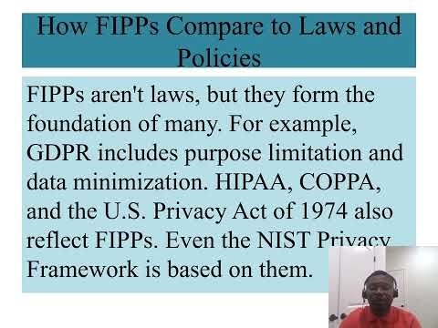 The Fair Information Practice Principles FIPPs