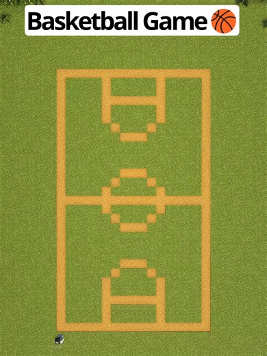 Minecraft Basketball Minigame🏀 #minecraft#minecraftbuilding #minecraftbuilds #minecrafttutorial_done