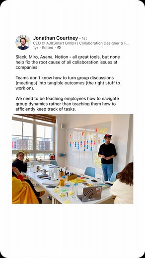 AJ&Smart on Instagram: "Slack, Miro, Asana, Notion - all great tools but…"