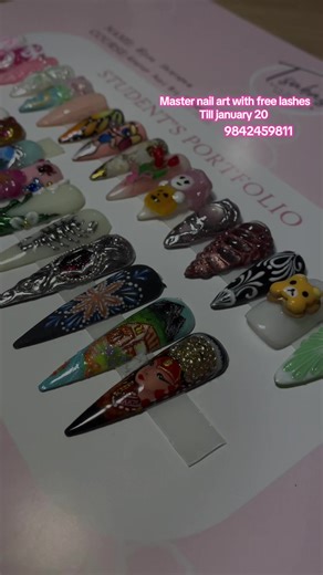 Master Nail Art Course with Free Lashes Offer