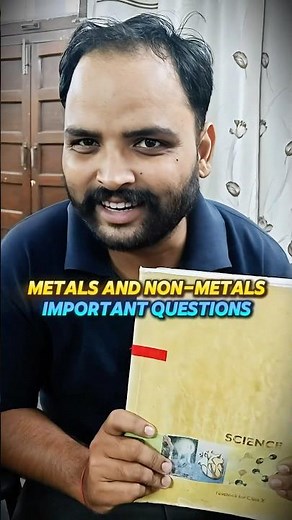 Class 10 Science Ch 3 Metals & Non-Metals Guaranteed Qs in Board Exam 2026 #shorts #class10 #esaral