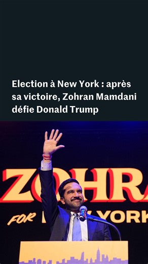 1M views · 21K reactions | Zohran Mamdani, un candidat démocrate socialiste d’à peine 34 ans, totalement inconnu il y a encore un an, a remporté l’élection municipale de la plus grande ville des Etats-Unis, la capitale financière de la planète, ce mercredi 5 novembre. Dans son discours, il s’est adressé directement à Donald Trump, au milieu d’une tirade sur les milliardaires, provoquant l’hilarité de la foule. | Le Monde | Facebook