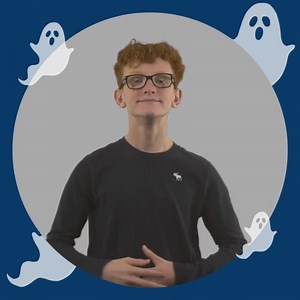 Learn to sign 'Ghost' this spooky season! #LearnASign #BSL #Halloween | Signature Deaf