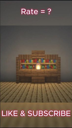 Modern Bookshelf Design in Minecraft 📖 | Easy & Aesthetic Build Tutorial