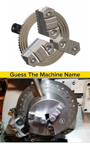 How 3 Jaw Lathe Machine Works #short