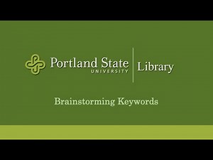 Brainstorming Keywords