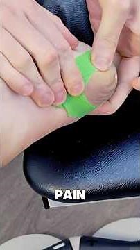Heel Pain Relief in 5 Minutes - How To Fix Plantar Fasciitis with Kinesiology Tape (Sports Taping)