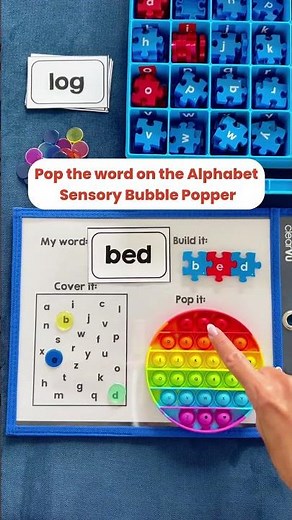 Puzzle and pop your way to hands-on literacy fun! 🧩