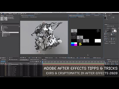 AEXTIPPS - 01 - EXR & Cryptomatte Workflow in Adobe After Effects 2020